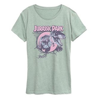 Women's Jurassic Park T-Rex Pastels Graphic Tee