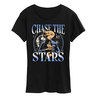 Women's E.T. the Extra-Terrestrial Chase The Stars Graphic Tee