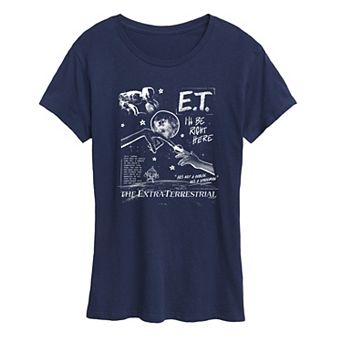 Women's E.T. the Extra-Terrestrial Collage Graphic Tee