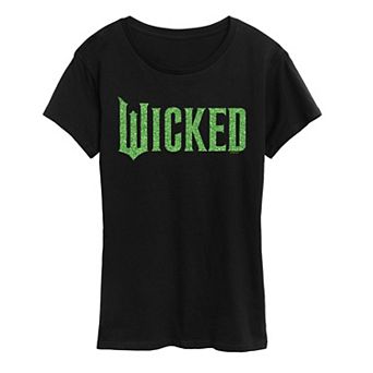 Women's Wicked Glitter Logo Graphic Tee