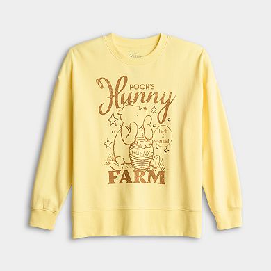 Women’s Disney’s Winnie the Pooh Pooh’s Hunny Farm Graphic French Terry Pullover