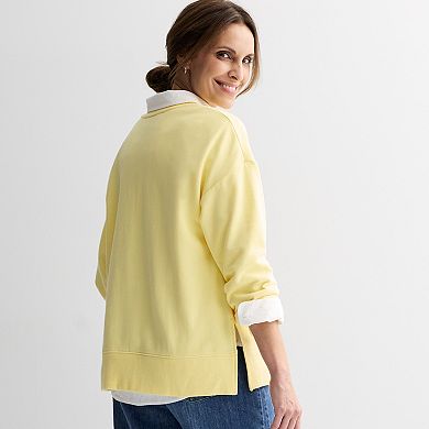 Women’s Disney’s Winnie the Pooh Pooh’s Hunny Farm Graphic French Terry Pullover