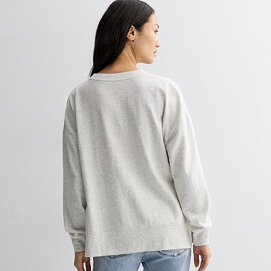 Women's Plant Kindness Harvest Love Graphic French Terry Pullover