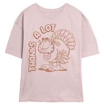 Juniors' Garfield Thanks A Lot Graphic Tee