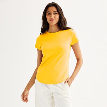 Petite Sonoma Goods For Life® Everyday Short Sleeve Crewneck Tee