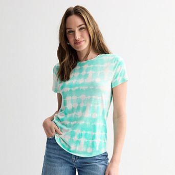 Petite Sonoma Goods For Life® Everyday Short Sleeve Crewneck Tee