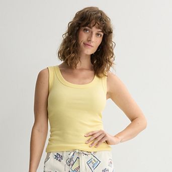 Women's Sonoma Goods For Life® Rib V-Neck Tank Top