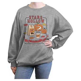 Juniors' Gilmore Girls Stars Hollow Autumn Festival Graphic Pullover