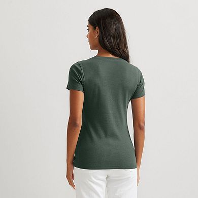 Women's Eddie Bauer Favorite Short-Sleeve V-Neck Tee