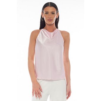Women's Tash + Sophie Halter Cowlneck Tank Top