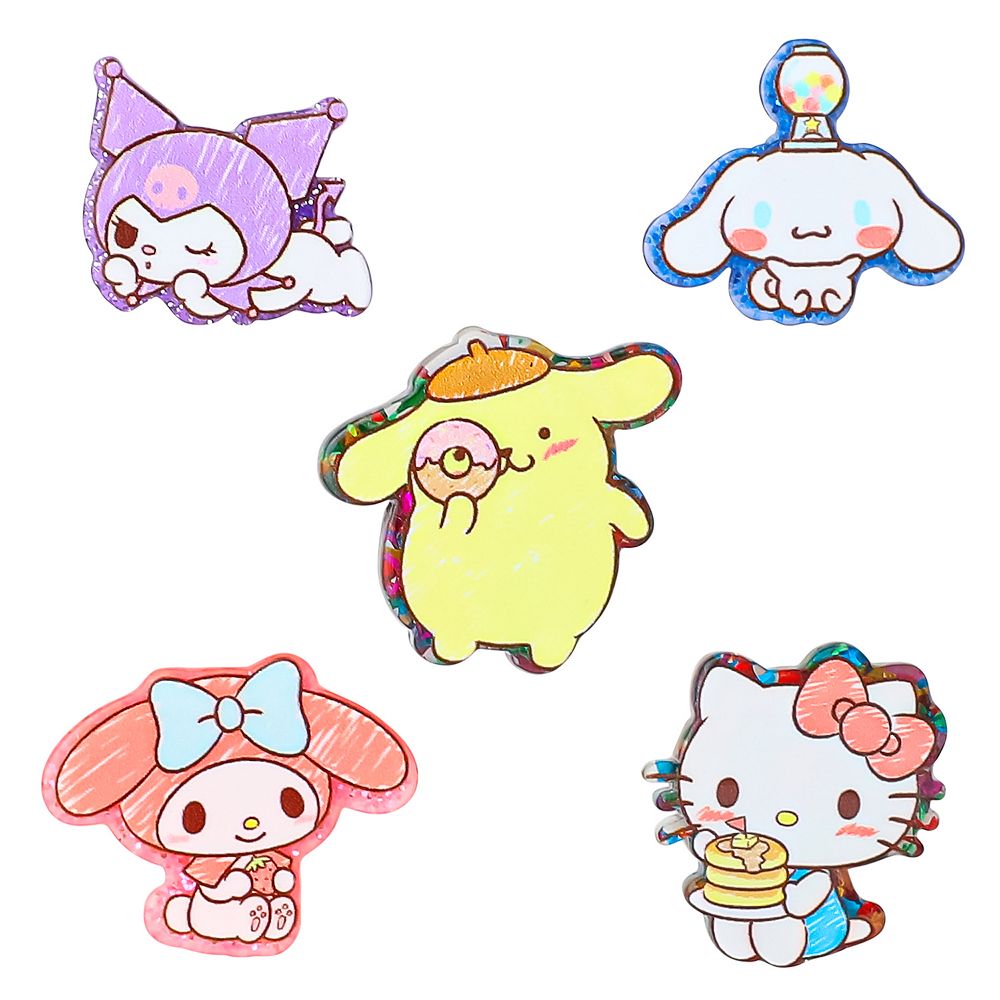 Sanrio Hello Kitty & Friends 5-pc. Fashion Acrylic Pin Set