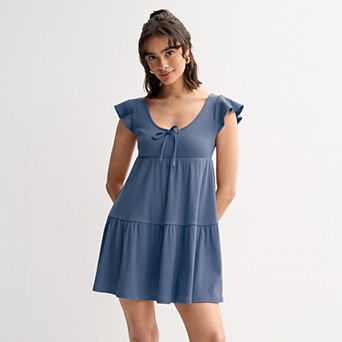 Juniors' SO® Easy Flutter Sleeve Dress