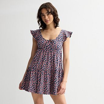 Juniors' SO® Easy Flutter Sleeve Dress