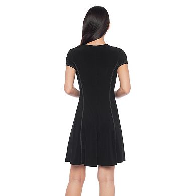 Women's Tash + Sophie Contrast Short Dress
