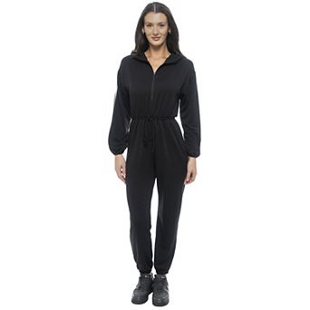 Women's Tash + Sophie High Neck Track Suit with Drawstring Waist