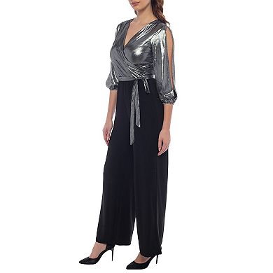 Women's Tash + Sophie Printed Woldob Top with Tie