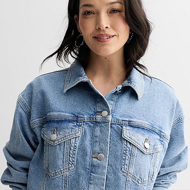 Women's Sonoma Goods For Life Oversized Denim Jacket