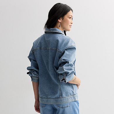 Women's Sonoma Goods For Life Oversized Denim Jacket