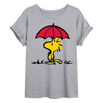 Juniors' Peanuts Woodstock Oversized Tee