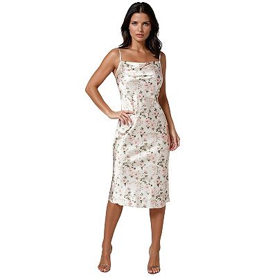 bebe pink slip dress Bebe Dresses | Nwt Bebe Fuchsia Pink Slip Dress Size Large | Color: Pink | Size: L
