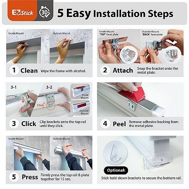 Sonoma Goods For Life® EZ Stick No Tool Light-Filtering Cellular Shade