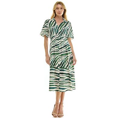 Women's Figueroa & Flower Printed Peasant Dress