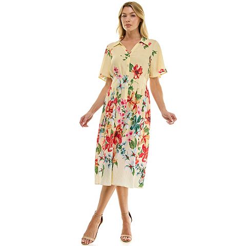 Женские платья Figueroa Women's Figueroa & Flower Printed Peasant Dress