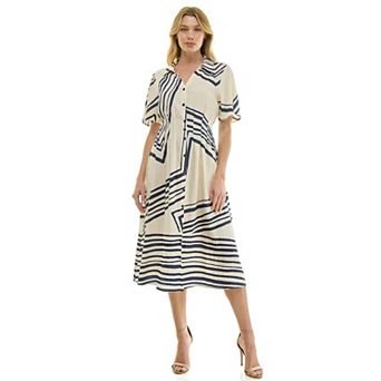 Women's Figueroa & Flower Printed Peasant Dress