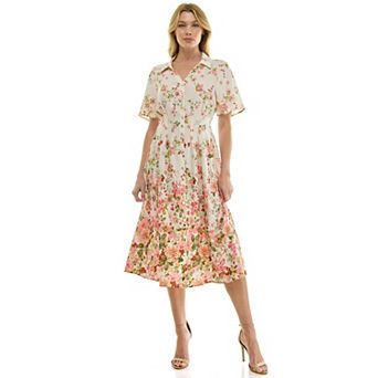 Women's Figueroa & Flower Printed Peasant Dress