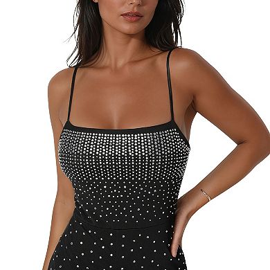 Women's bebe Ombre Embellished Jumpsuit