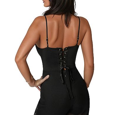 Women's bebe Ombre Embellished Jumpsuit