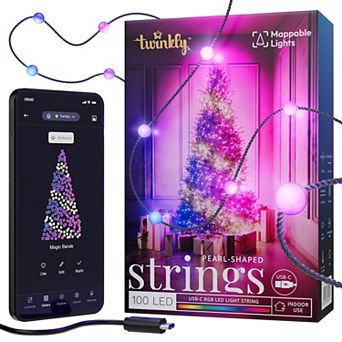 Twinkly Pearl-Shaped 100 LED String Lights