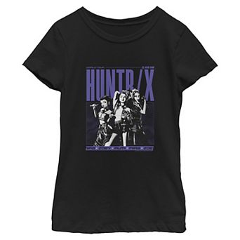 Girls' Huntrix World Tour Graphic Tee