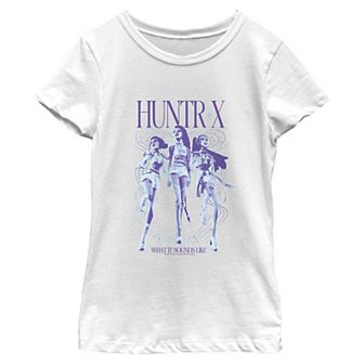 Girls' Huntrix What It Sounds Like Short Sleeve Crew Tee