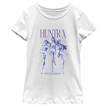Girls' Huntrix What It Sounds Like Short Sleeve Crew Tee