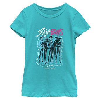 Girls' Saja Boys Graphic Short Sleeve Crew Tee