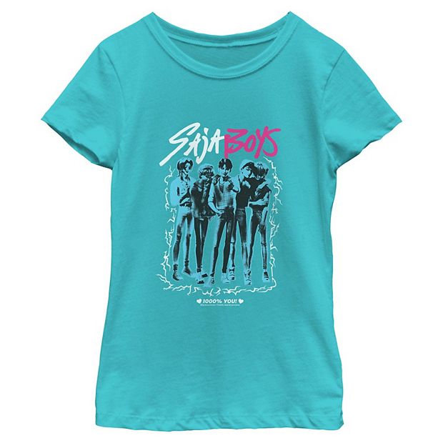 Girls' Saja Boys Graphic Short Sleeve Crew Tee