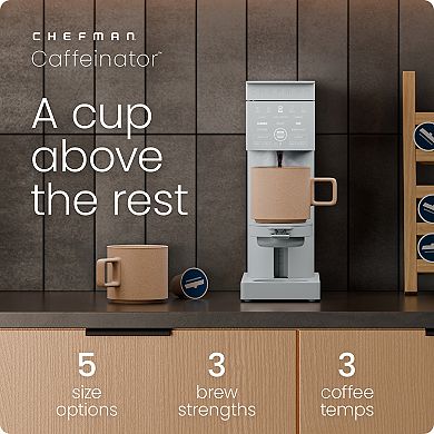Chefman Caffeinator Single Serve Coffee Maker