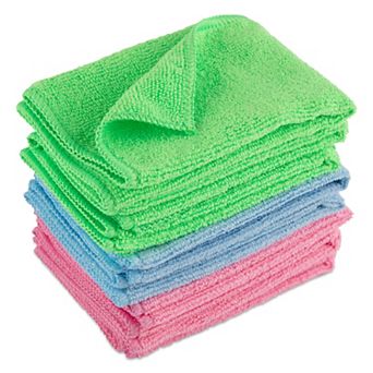 Deal Bar 8-Pack Microfiber Towels, 12" x 12"