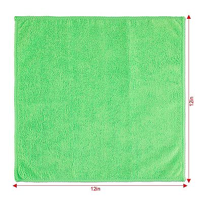 Deal Bar 8-Pack Microfiber Towels, 12" x 12"