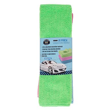 Deal Bar 8-Pack Microfiber Towels, 12" x 12"