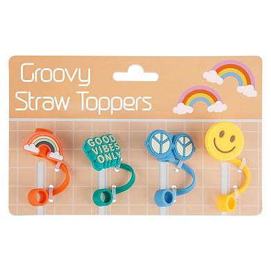 Deal Bar Groovy Straw Toppers
