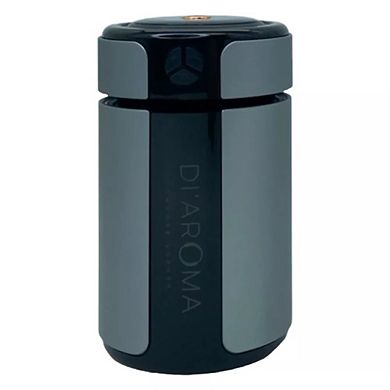 Di'Aroma Ultrasonic Car Diffuser, Rechargeable Waterless Aromatherapy w 2 Refill Bottles