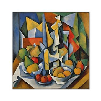 AAW Abstract Vase Ready to Hang Canvas Wall Art