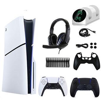 PS5 Slim Console with Additional DualSense & Accessories Kit