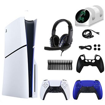 PS5 Slim Console with Additional DualSense & Accessories Kit