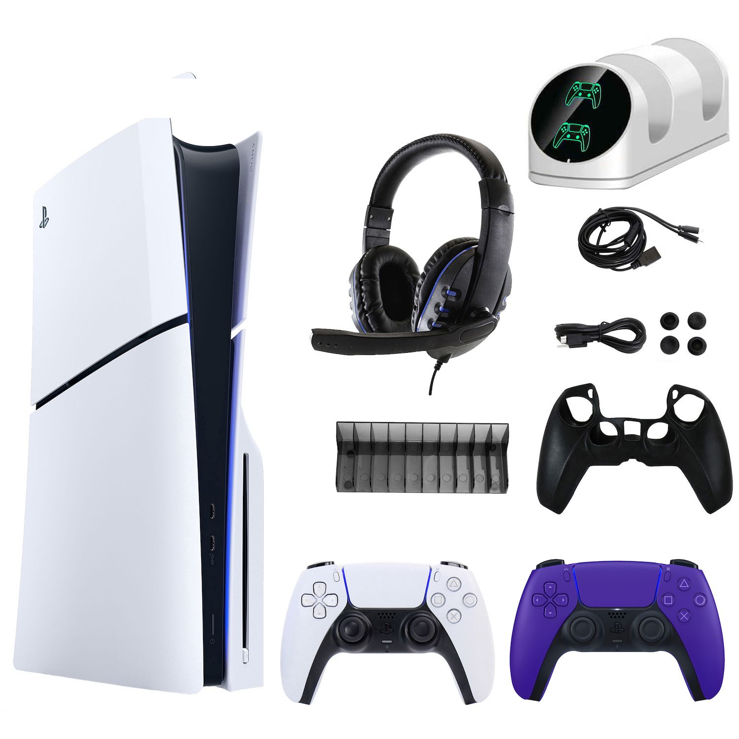 PS５&ハンドルコントローラー&おまけ 7954861_Purple