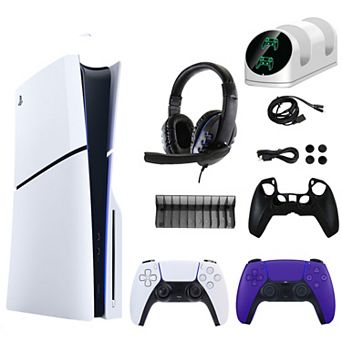 PS5 Slim Console with Additional DualSense & Accessories Kit