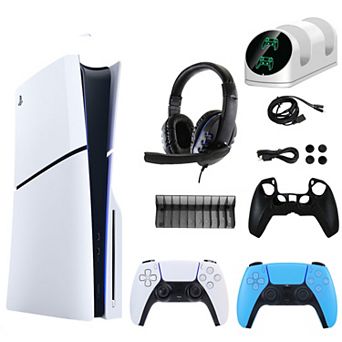 PS5 Slim Console with Additional DualSense & Accessories Kit
