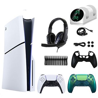 PS5 Slim Console with Additional DualSense & Accessories Kit